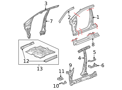 Rocker for 2011 Honda Fit #0