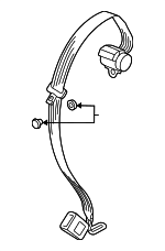 11A857807ARAA - : Lap &amp; Shoulder Belt for Volkswagen: ID.4 Image