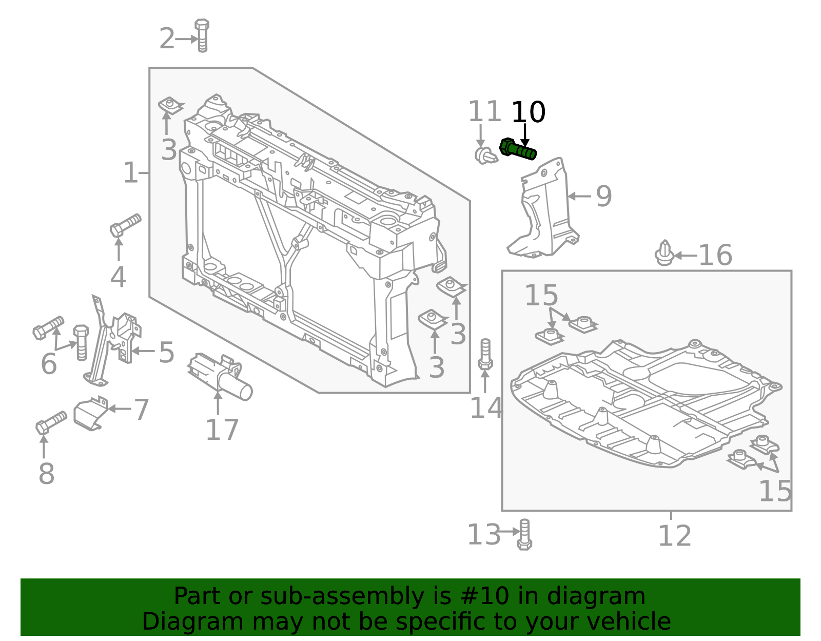 9YA4-10-615 - Guide Plate Screw - 2012-2015 Mazda | Mazda Swag