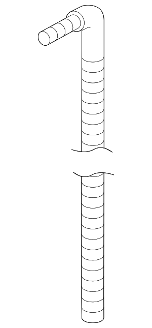 4N0915531 - Electrical: Battery Vent Tube for Audi Image
