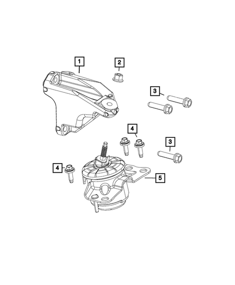 Engine Mounting for 2020 Jeep Wrangler #5