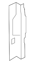 4L3Z8341032AA - Body: Corner Pillar for Ford Image image