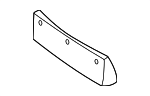 2548850101 - Body: License Bracket for Mercedes-Benz Image
