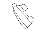 2548857003 - Body: Tow Eye Cap for Mercedes-Benz Image