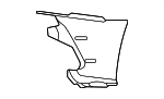 2548857102 - Body: Side Cover for Mercedes-Benz Image