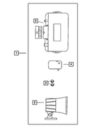 4886374AB - Mopar Accessories - Component Parts: Alarm Or Keyless Transmitter for Mopar Image