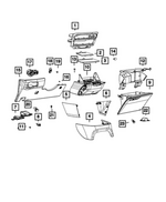 68534260AA - Interior Trim: Storage Bin Mat for Mopar Image