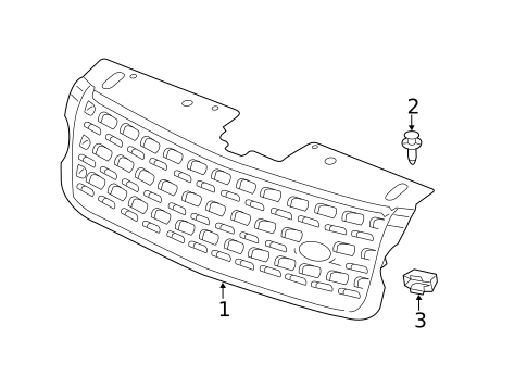 Grille & Components for 2014 Land Rover Range Rover #0