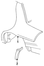 12362380 - Body: Quarter Panel for Pontiac: Grand Am Image