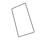 9035651C00 - Body: Lift Gate Glass Spacer for Nissan Image