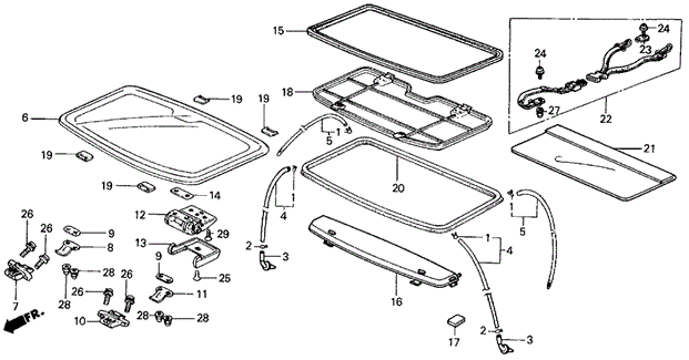 Sunroof (SI) for 1986 Honda Civic #0