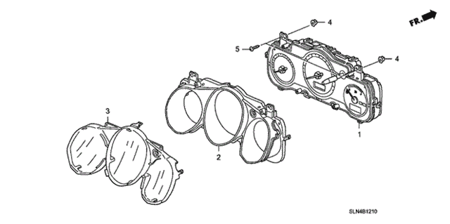 Meter Components (NS) for 2007 Honda Fit #0