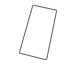 4278662 - Body: Lift Gate Glass Spacer for Chrysler: 200, 300M, Aspen, Concorde, LHS, Pacifica, Prowler, Sebring, Town &amp; Country, Voyager | Dodge: Avenger, Caliber, Caravan, Challenger, Durango, Grand Caravan, Intrepid, Magnum, Neon, Stratus, Viper | Jeep: Patriot | Ram: C/V Image