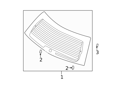 Glass - Lift Gate for 2008 Chrysler Pacifica #0