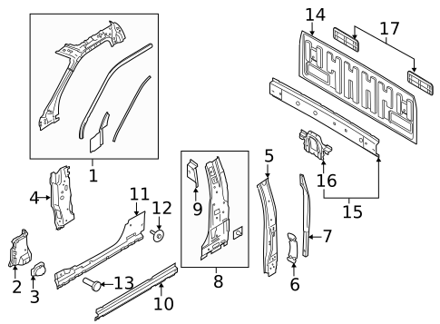 Back Panel for 2018 Ford F-150 #0