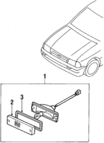E8BZ13368A - Electrical: Park Lamp Assembly for Ford: Festiva Image
