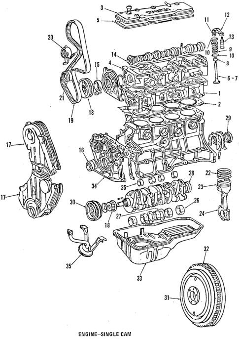 Engine Parts for 1986 Toyota Celica #0