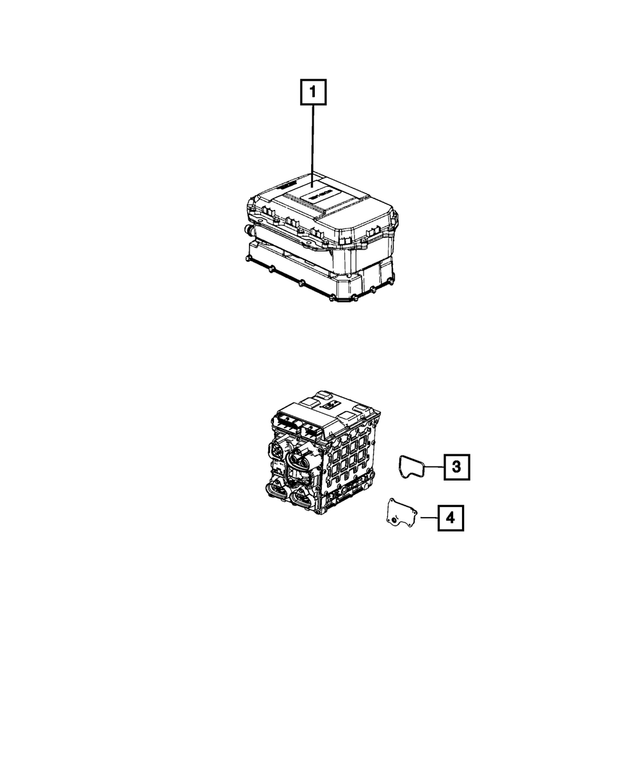 68381513GA - Electrical: Power Pack Unit Battery Kit, Export for Mopar Image