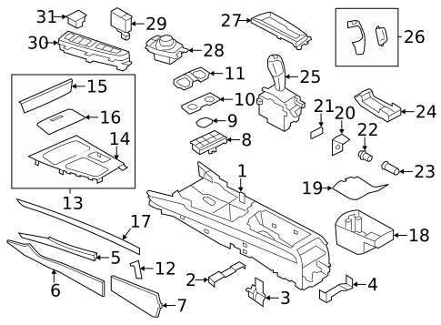 Switches for 2013 BMW 750Li #3