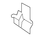 51169113871 - Body: Console Base Side Bracket for BMW: 535i GT, 535i GT xDrive, 550i GT, 550i GT xDrive, 740i, 740Ld xDrive, 740Li, 740Li xDrive, 750i, 750i xDrive, 750Li, 750Li xDrive, 760Li, ActiveHybrid 7 Image