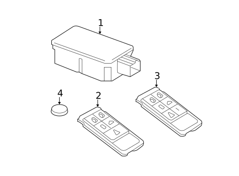 Keyless Entry Components for 2014 Volvo XC60 #0