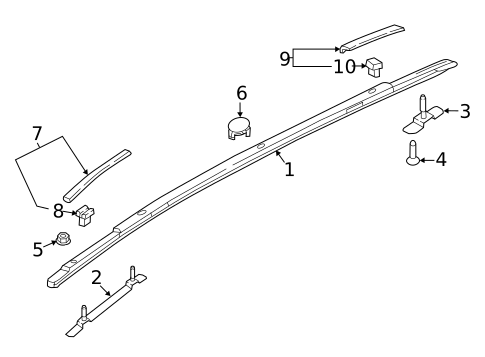Luggage Carrier for 2017 Hyundai Tucson #0
