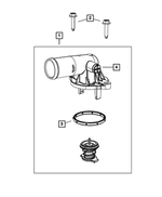 5184651AG - : HOUSING : THERMOSTAT for MOPAR Image