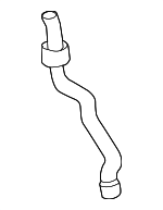 5Q0122101CK - Cooling System: Return Hose for Volkswagen: Beetle, Golf, Golf SportWagen, Jetta, Passat Image