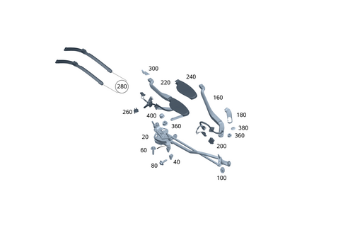 Front Windshield Wiper for 2026 Mercedes-Benz S500 #0
