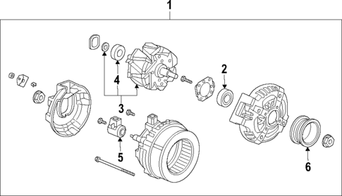 Alternator for 2010 Acura TSX #0