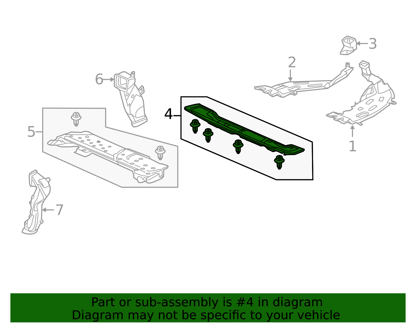 84619-TK8-A01ZA - Instrument Panel Air Duct - Conicelli Honda Parts