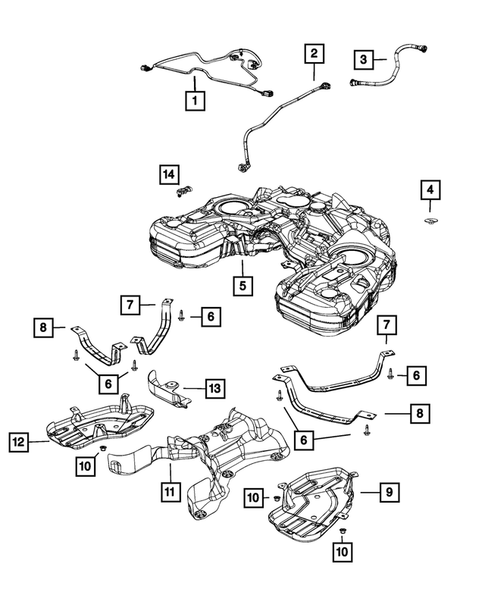 Fuel Tank for 2019 Jeep Grand Cherokee #0
