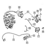 4591428AA - Fuel: Speed Control Vacuum Harness for Mopar Image