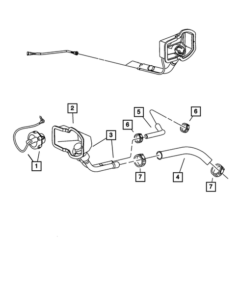Fuel Tank Filler Tube for 2004 Dodge Ram 3500 #0