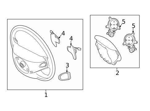 Steering Wheel & Trim for 2013 Mercedes-Benz CL63 AMG #0