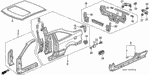 90147634003 - Body/Air Conditioning: BOLT, FENDER (6X18) for Honda Image