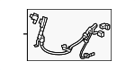 47560T90A01 - Brakes: ABS Sensor for Honda Image