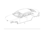 2576002500 - Body Shell: Body-in-White for Mercedes-Benz Image