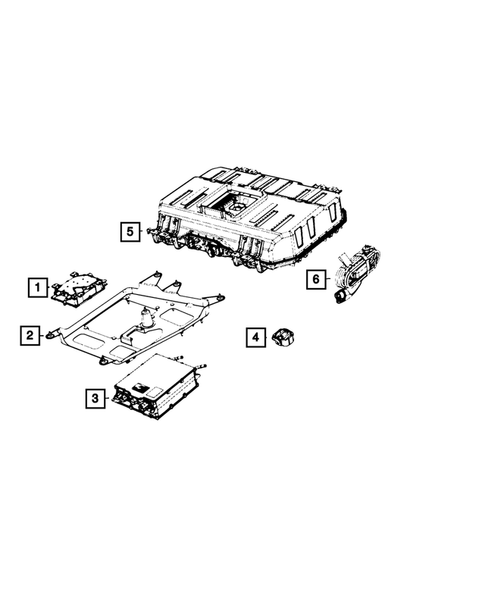 Battery, Battery Tray and Cables for 2021 Chrysler Voyager #4