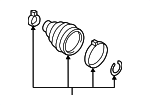 3Q0498203A - Suspension: Outer Boot for Volkswagen Image