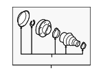 5Q0498103N - Suspension: Inner Joint Assembly for Volkswagen Image