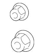 122100231 - Electrical: Starter Nut for Nissan: Cube, Kicks, Micra, NV200, Sentra, Versa, Versa Note Image