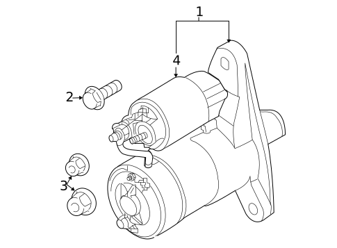 Starter for 2017 Nissan NV200 #0