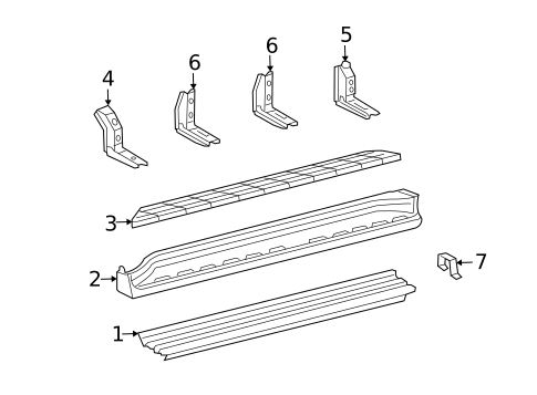 Exterior Trim - Pillars for 2004 Toyota Land Cruiser #0