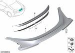 51137373727 - : Primed Rear Spoiler F Stoplamp for BMW Image