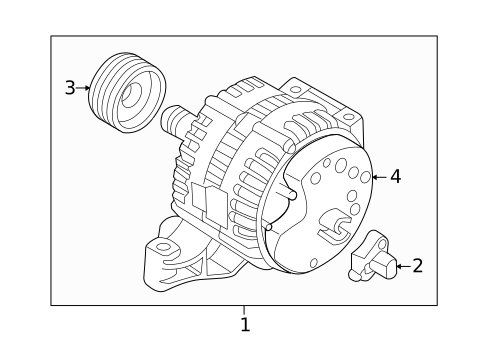 Alternator for 2015 Volvo V60 Cross Country #0