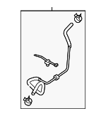 7P0422881B - : Power Steering Return Hose for Volkswagen Image