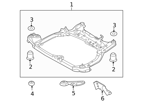 Suspension Mounting for 2009 Kia Optima #0