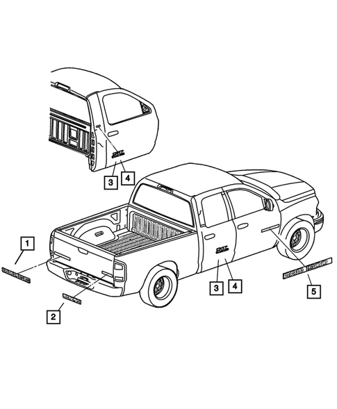 Nameplates for 2002 Dodge Ram 1500 #0