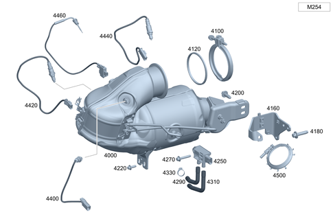 Exhaust System for 2023 Mercedes-Benz GLC300 #0